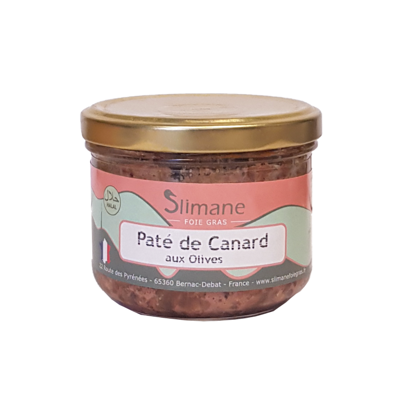 Pâté de canard aux olives 180g - Halal