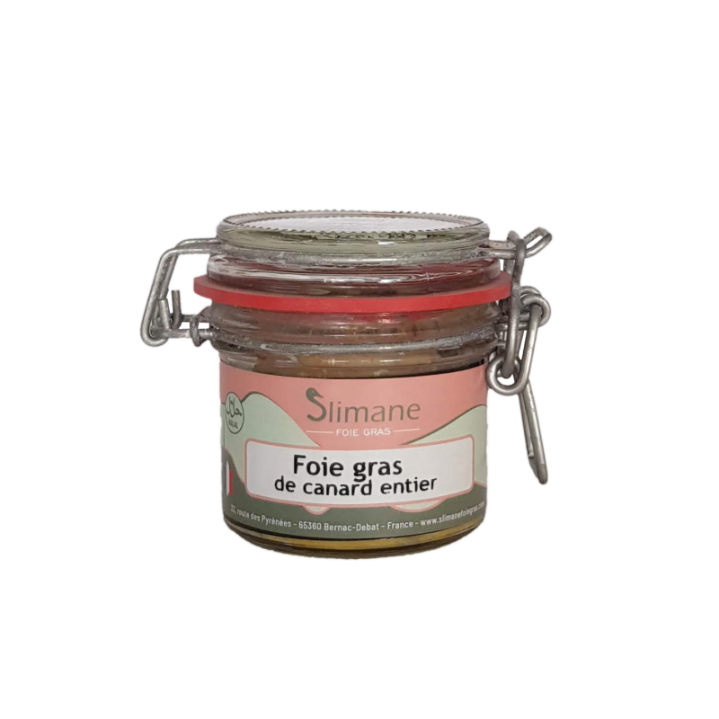 Foie gras de canard entier au piment d'Espelette halal 90 g